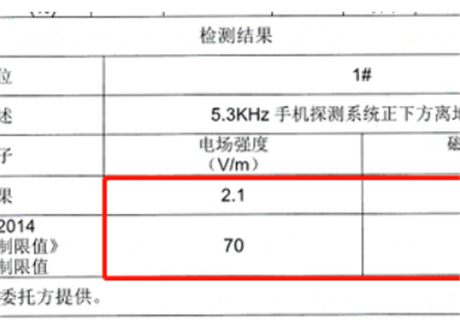 安檢門的輻射其實比手機還小，還有什么理由不裝安檢門呢？